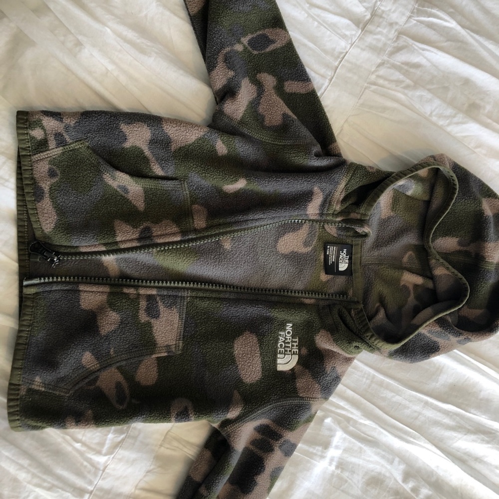 6-12 M TheNorthFace INFANT GLACIER HOODIE Camo